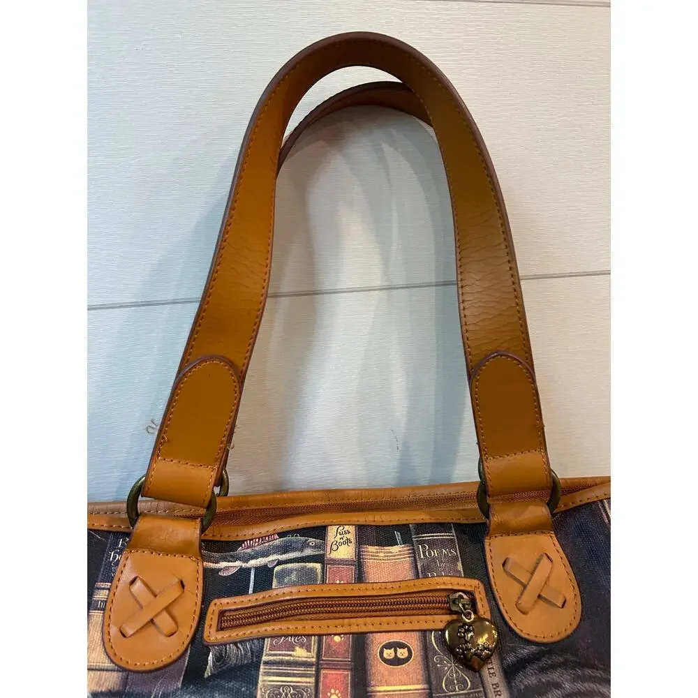 Charles Wysocki Frederick the Literate Cat Library Tote Bag Ardleigh Elliott
